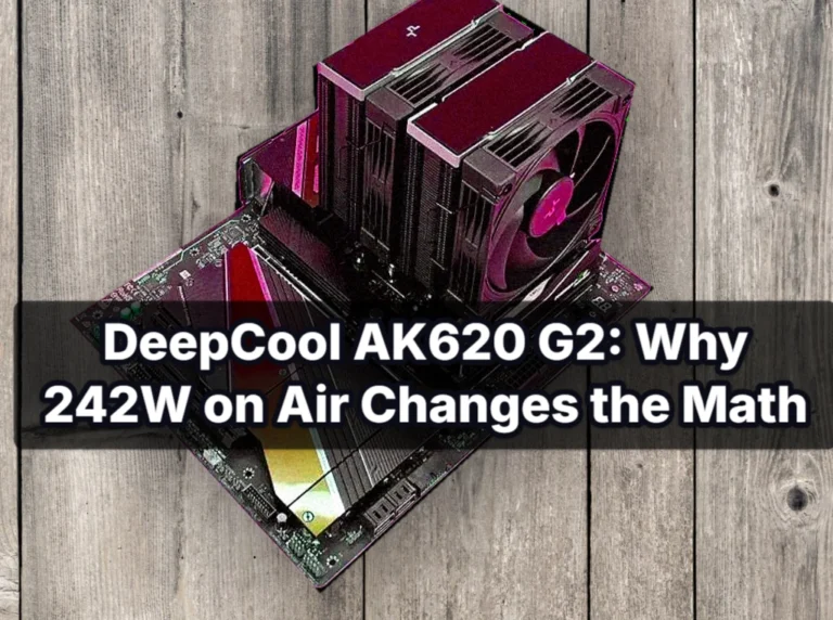 DeepCool AK620 G2: Why 242W on Air Changes the Math