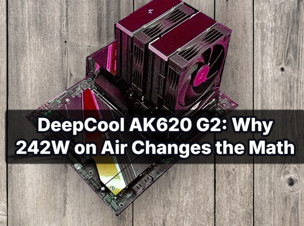 DeepCool AK620 G2: Why 242W on Air Changes the Math
