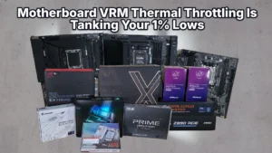Motherboard VRM Thermal Throttling Is Tanking Your 1% Lows