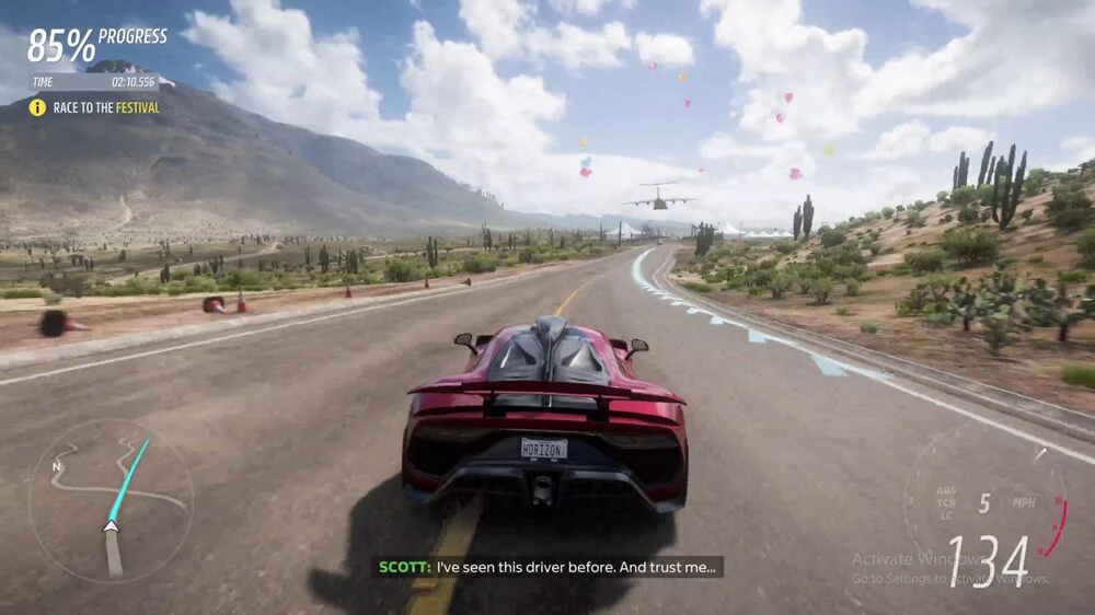 Forza Horizon 5 gameplay screenshot