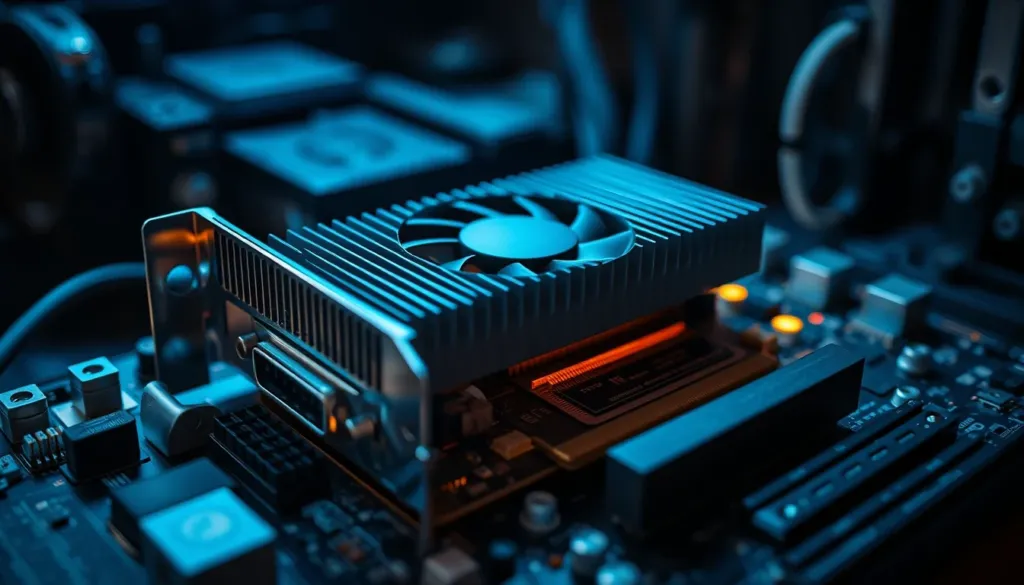 AMD Radeon RX 9050 graphics card shown in promotional imagery