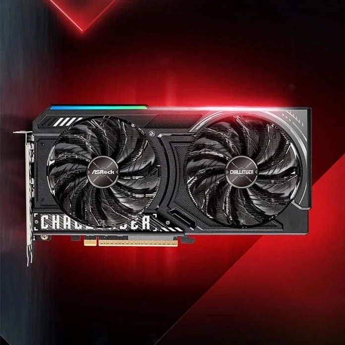 ASRock Challenger Radeon RX 9050 8GB graphics card