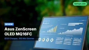 Asus ZenScreen OLED MQ16FC Review: $120 Cheaper, 100 Nits Dimmer