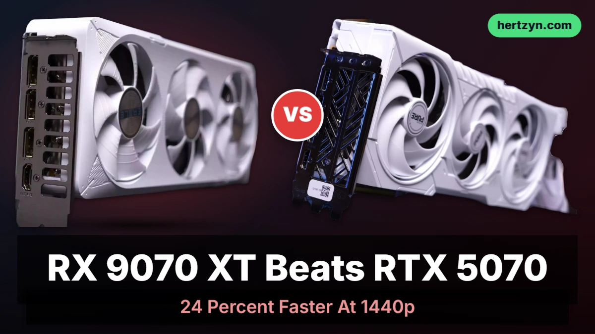 RTX 5070 vs RX 9070 XT: 24% Faster, 4GB More, and One Catch