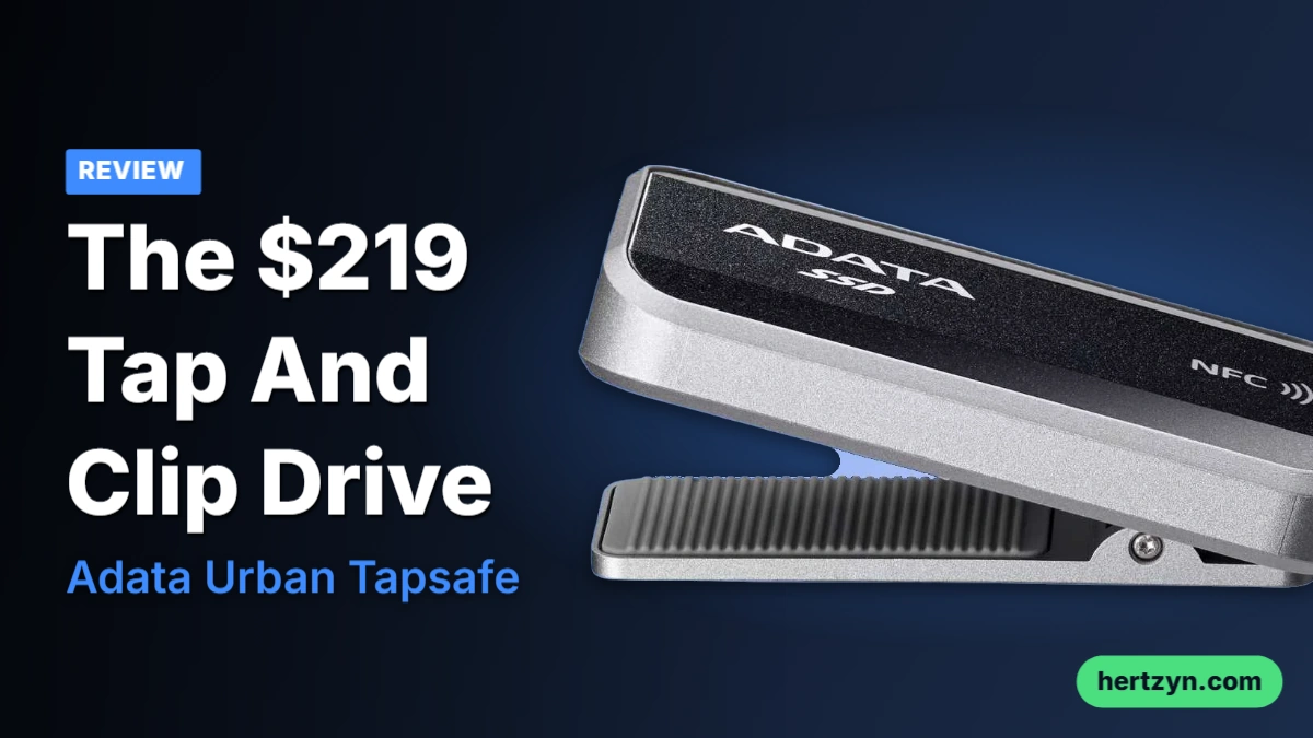 Adata Urban Tapsafe Review: $219 for a Tap and a Clip?