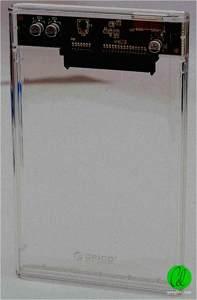 Orico 2139U3 enclosure Orico 2139U3 transparent plastic enclosure with tool-less drive tray