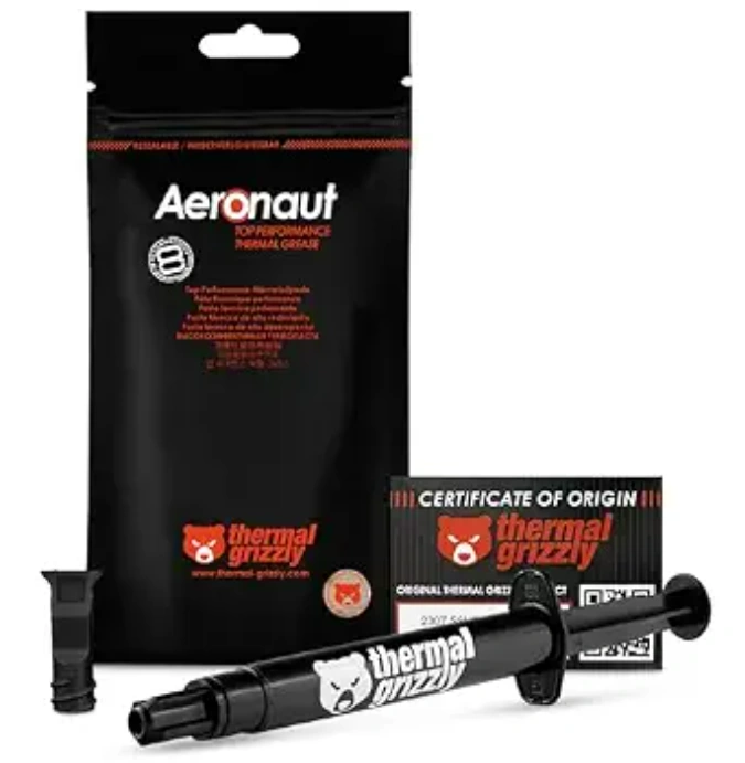 Thermal Grizzly Aeronaut tube Thermal Grizzly Aeronaut paste tube in its retail packaging