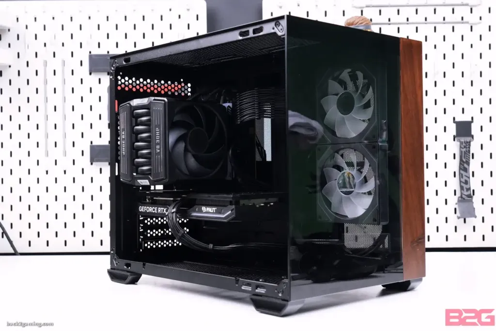 Case clearance mismatch V8 ACE 3DHP shown against the Elite 481 Wood case's 160mm clearance limit