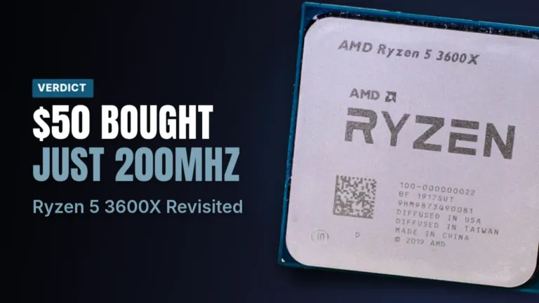 Ryzen 5 3600X: Was $50 Ever Worth 200MHz?