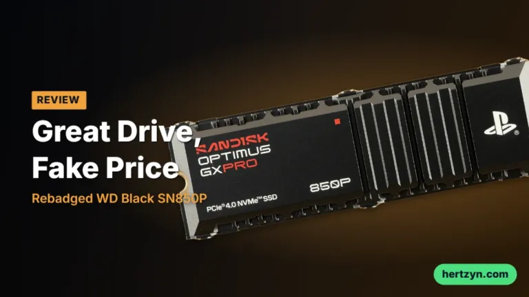 Sandisk Optimus GX Pro 850P Review: Great Drive, Fake Price
